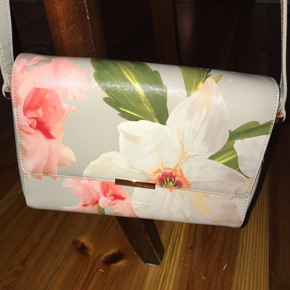 Floral crossbody purse